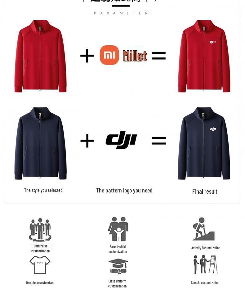 Custom Apple Workwear Hoodie with Logo - Mobile Store Business Jacket, Autumn/Winter
