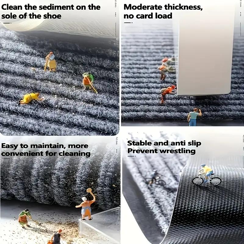 50*120см Противоскользящий Дверной Коврик Прочный Уличный Входной Коврик Легко Чистить Дизайн с Возможностью Обрезки Коврик для Прихожей, Подкладка для Балкона и Коридора, Кухонный Напольный Коврик