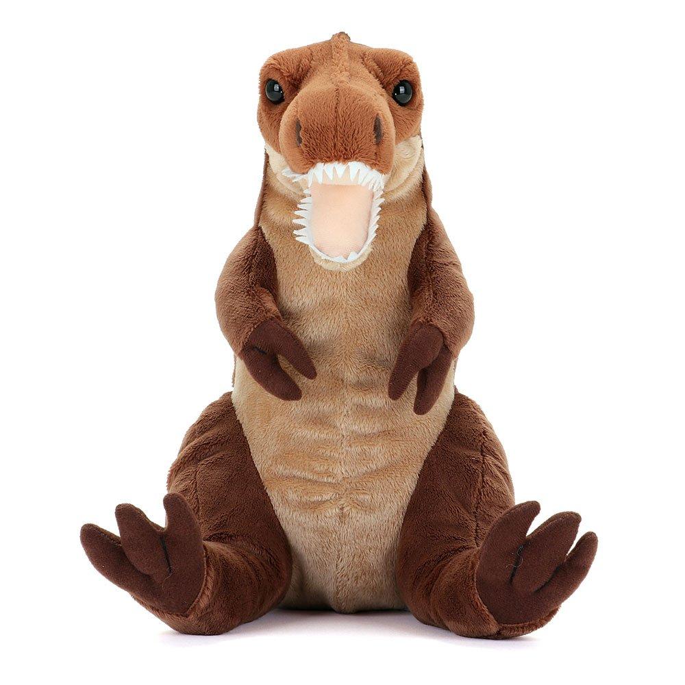 COLORATA Tyrannosaurus Plush Toy Realistic Dinosaur Toy Doll Gift Present Birthday Read 2 Christmas Christmas Present (M Size/Sitting Series/Gentle