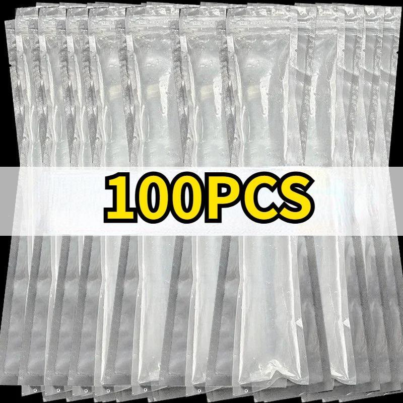 100pcs Summer Disposable Ice Popsicle Bags for DIY Ice Cream Pops Fruit Juice Smoothies Yogurt Mold Bag with Zipper Seal Packaging Bags