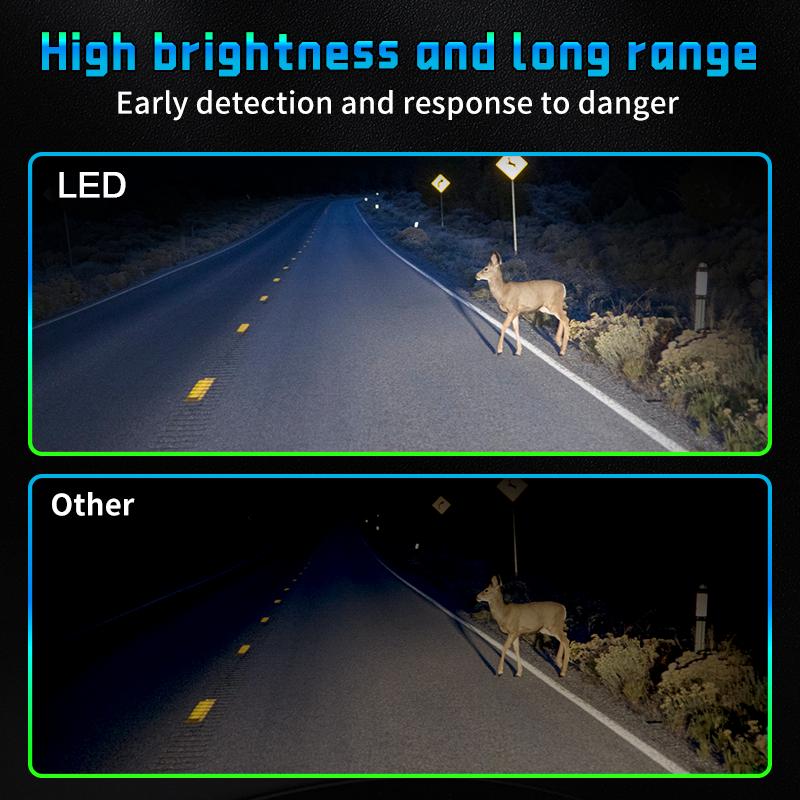 H4 Car LED Headlight Bulb CSP Fan With Canbus High & Low Beam Car Light Turbo Led Diode Lamp Auto Motorcycle CSP 6500K 12V