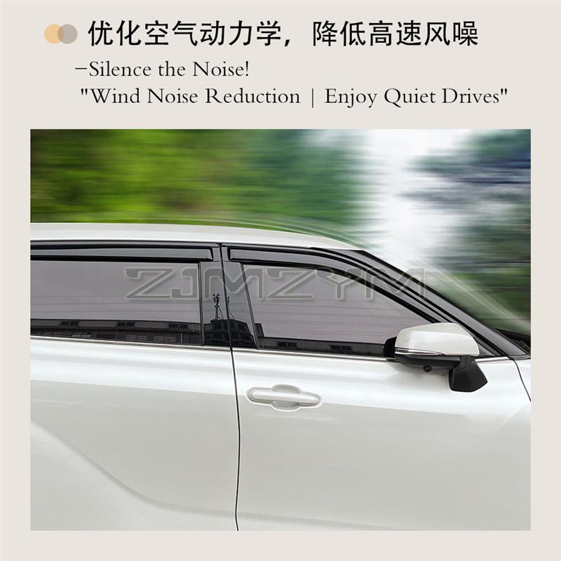 Rain Guards Window Visor for BMW 5 Series E60 2004 2005 2006 2007 2008 2009 2010 Wind Deflectors Door Visor Vent Shades