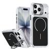 Роскошный прозрачный чехол с цветной рамкой для Magsafe, магнитный, для iPhone 17 Pro Max Air 16 15 14 Plus 13 12 11, чехол для беспроводной зарядки