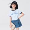 Left West Children's Clothing Girls' Short-sleeved T-shirt