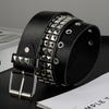 Retro Heavy Metal Belt Y2K Nightclub Rock Style Belt Trend Women's Belts  Fashion Decoration