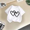 Children T-shirt Letter Printed 2-13Y Kids Clothes 100% Cotton T-shirt Tops Tee2-13Y Boys Girls Baby Tee