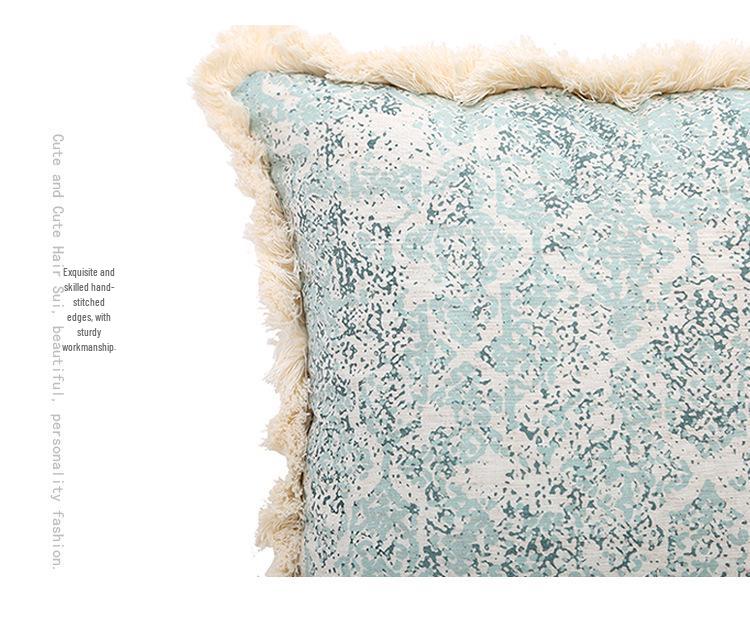 Ретро Кантри Принт Хлопково-Льняная Наволочка-Подушка