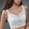 Женский кружевной бюстгальтер без косточек с полным покрытием, без пены, 34, 36, 38, 40, 42 BCDEF, кружевной бюстгальтер пуш-ап