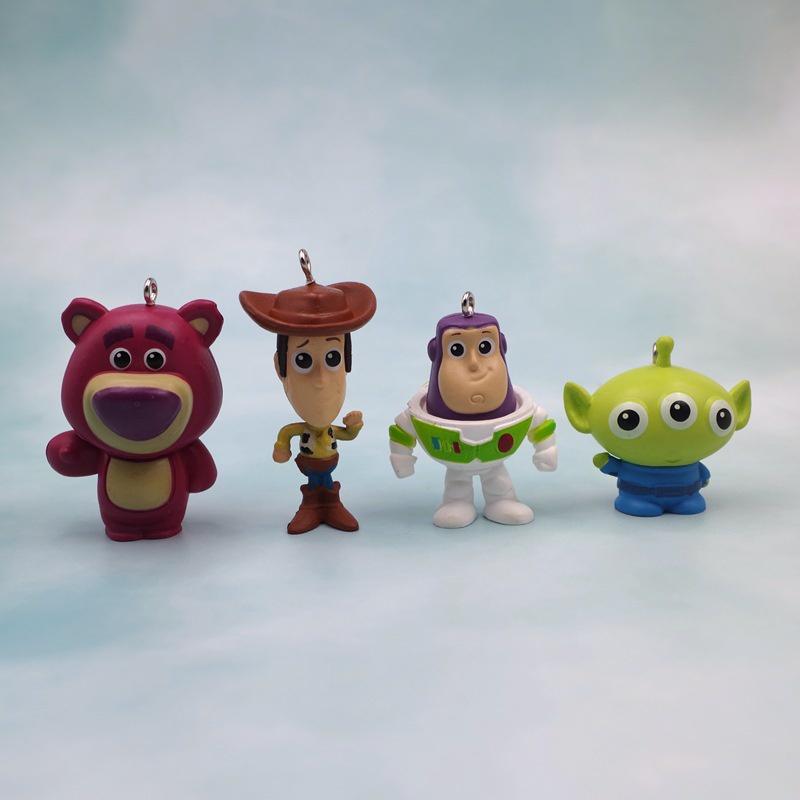 Свинья Дракон Астронавт Медведь ПВХ Крученое Яйцо Игрушка DIY Патч Материал Брелок Подвеска Мультяшный Стиль Статический Дисплей Ненаполненные Персонажи)