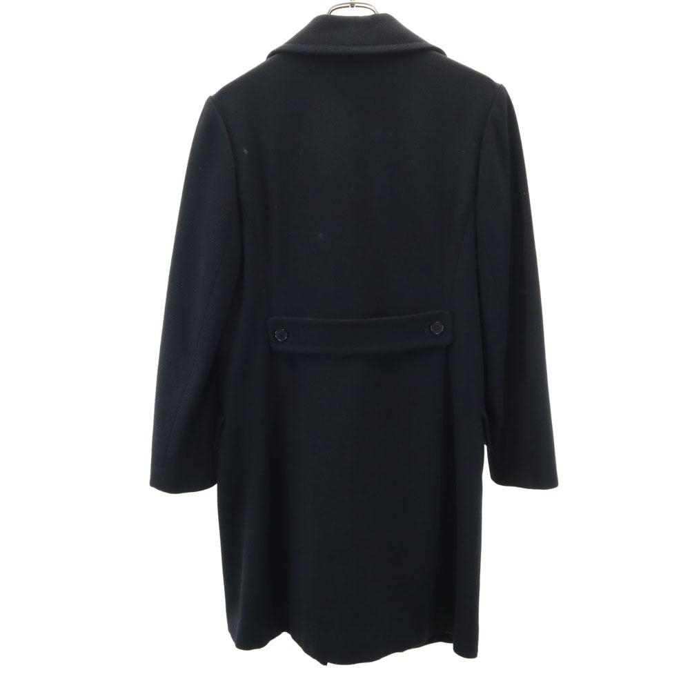 Calvin Klein Пальто Честерфилд 90-х годов из смесовой шерсти 4 черное Двубортное мужское Б/У