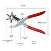 Leather Belt Hole Punch Plier Eyelet Puncher Revolve Sewing Machine Bag Setter Tool Watchband Strap Household Leathercraft