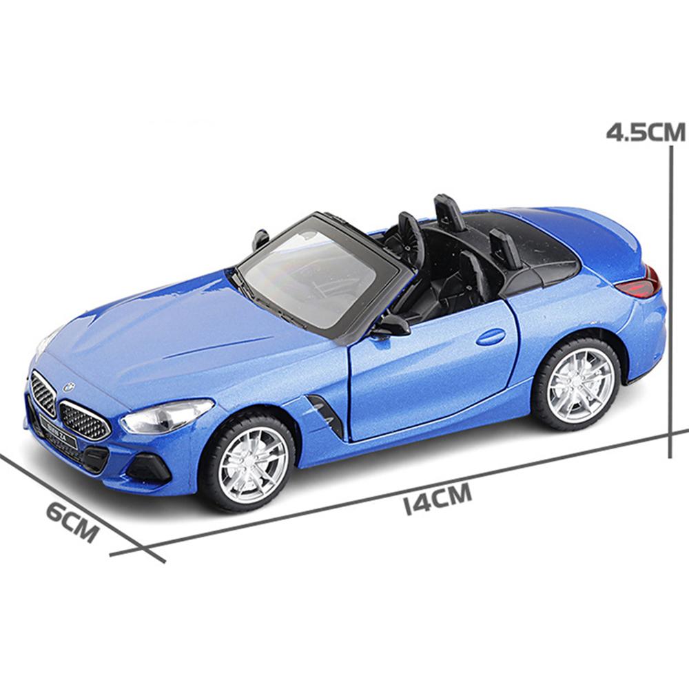Масштаб 1/30 BMW Z4 M40i Кабриолет Модель автомобиля Литой игрушечный автомобиль Подарочная коллекция