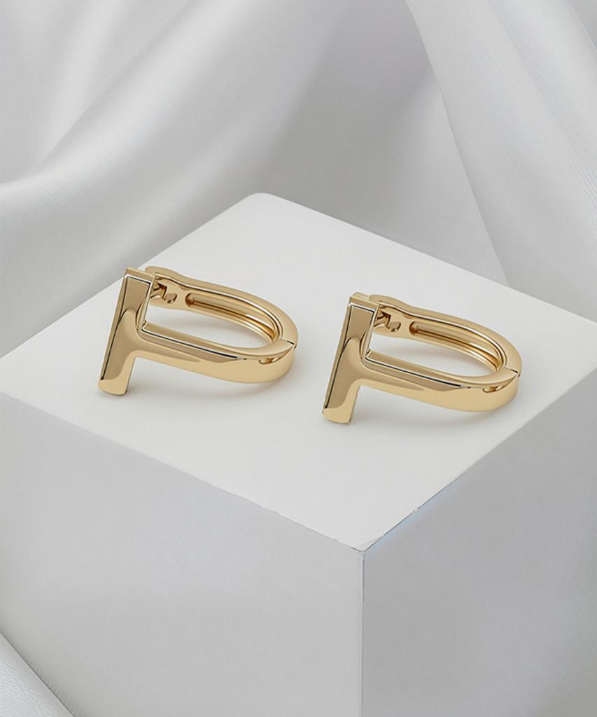 Серьги-пусеты Helene Jewelry из стерлингового серебра 925 пробы со звеньями-цепочками, застежка-пуш-ап