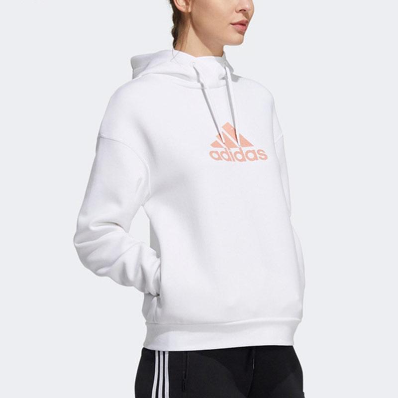 Adidas Fi Sweat Hoodie с логотипом Женская толстовка с капюшоном белого цвета HB7360
