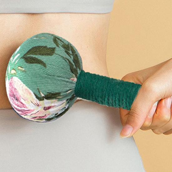 2Pcs Long Mugwort Lymphatic Drainage Massage Hammer for Effective Self-Massage Manual Back Massager for Muscle Pain Relief Full Body