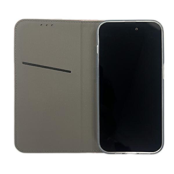 Etui do iPhone 14 Smart Magnet Book Różowo-Złoty