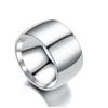 12mm Men's Titanium Steel Ring: Simple, Plain, Stainless Steel Couple Jewelry