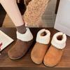 Женские ботинки на толстой подошве, пушистые, модные, зимние, легкие, теплые, противохолодные, с защитой от снега, нескользящие, повседневные кроссовки, хлопковые ботинки