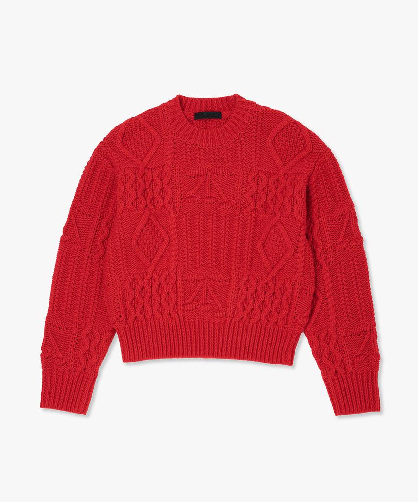 PLAC WOMEN Cherry Cable Knit_2 Colors