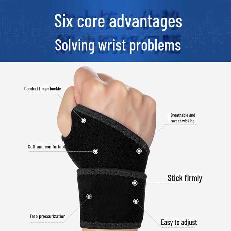Men's & Women's Sports Wristband: Pain Relief and Support for Sprains, Strains, Bench Press