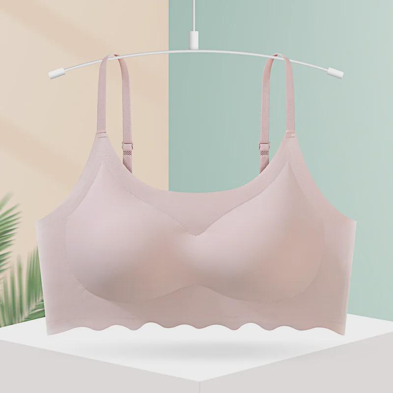 Бесшовный женский спортивный бюстгальтер для йоги Ice Silk с красивым дизайном спины