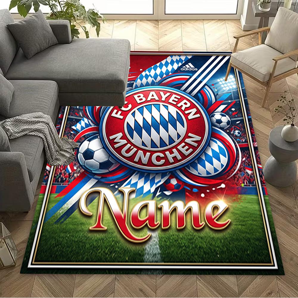 Fc Bayern München Fan Gear Carpet Design for Dining Room Game Room Study room Decorate room Antislip Carpet Office home decor Gift for Festivals
