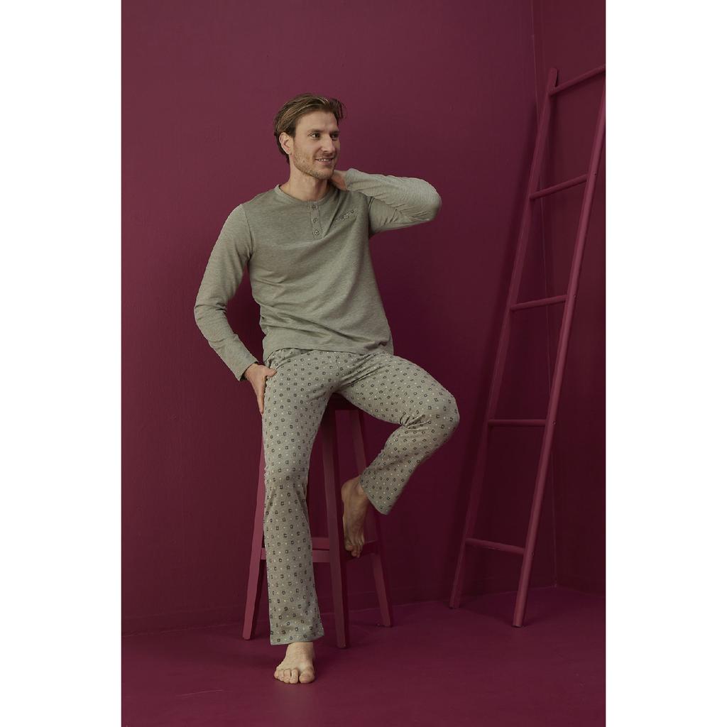 Жаккардовый пижамный комплект