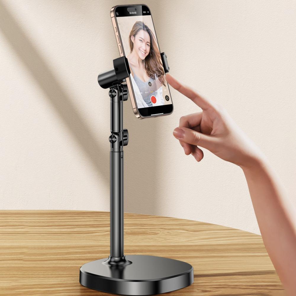360° Rotate Desktop Phone Holder Stable Base Mobile Phone Bracket Live Learning