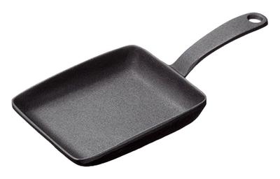 Oigen Nanbu Ironware Frying Corner Сковорода, совместимая с прямым нагревом, Тамагояки, Тамагояки, F-141