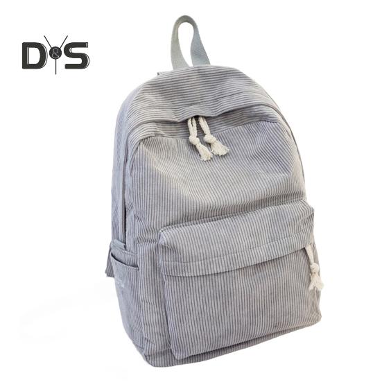 Однотонный вельветовый рюкзак с защитой от кражи, тренировочный рюкзак с регулируемыми ремнями, большая вместимость, унисекс, школьная сумка для путешествий, кемпинга, работы, спортзала