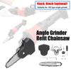 4/6-дюймовая угловая шлифовальная машина, комплект для переоборудования бензопилы, электрическая цепная пила, адаптер для электрической пилы, бытовая ручная мини-пила для лесозаготовок