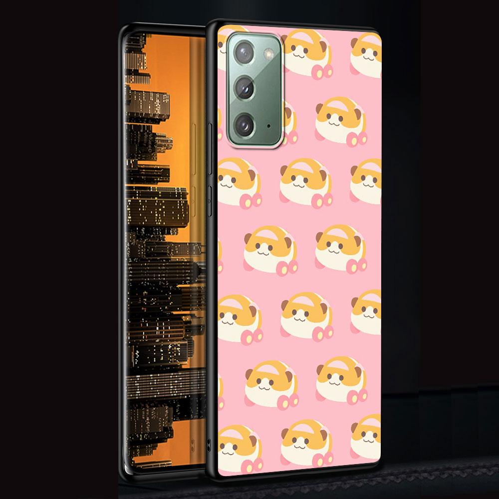 PUI PUI MOLCAR Милый чехол для Samsung Galaxy Note 20 Ultra 8 10 Lite 9 TPU Чехол для телефона Note 10 Plus Черный Мягкий чехол Funda Capa