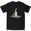 Sea Kayak Sport Kayaking for Men Women T Shirt Sunset Kayaker Merch Hipster Tees T-Shirts Cotton Gift Idea Clothes