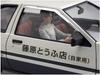 Aoshima Bunka Kyozai Серия Initial D Такуми Фудзивара AE86 Trueno с фигурой водителя Пластиковая модель 1/24 №14