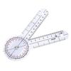 3pcs White Healthcare  Goniometer 8inch 3-Piece Goniometer Kit Goniometer Set  Physical Recuperation