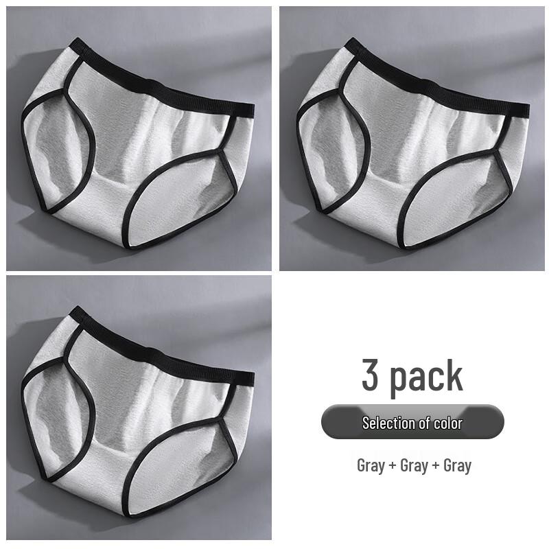 Nanjiren Women's Soft & Breathable Mixed Color Briefs (3-Pack)