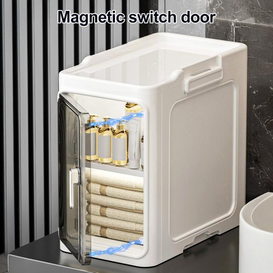 Дизайн Шкаф для хранения в ванной Регулируемая система полок Передвижной Складной Маленький