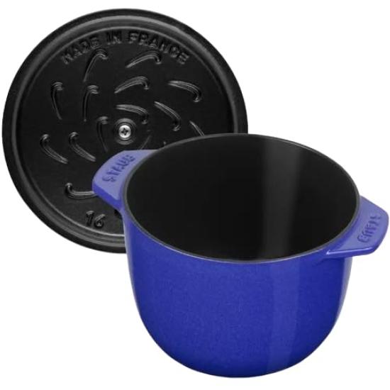 Costco Staub La Cocotte DE GOHAN 20cm Blueberry Staub Rice Cocotte 20cm Blueberry Pot Winter Party Christmas Gathering Warm Daily Necessities