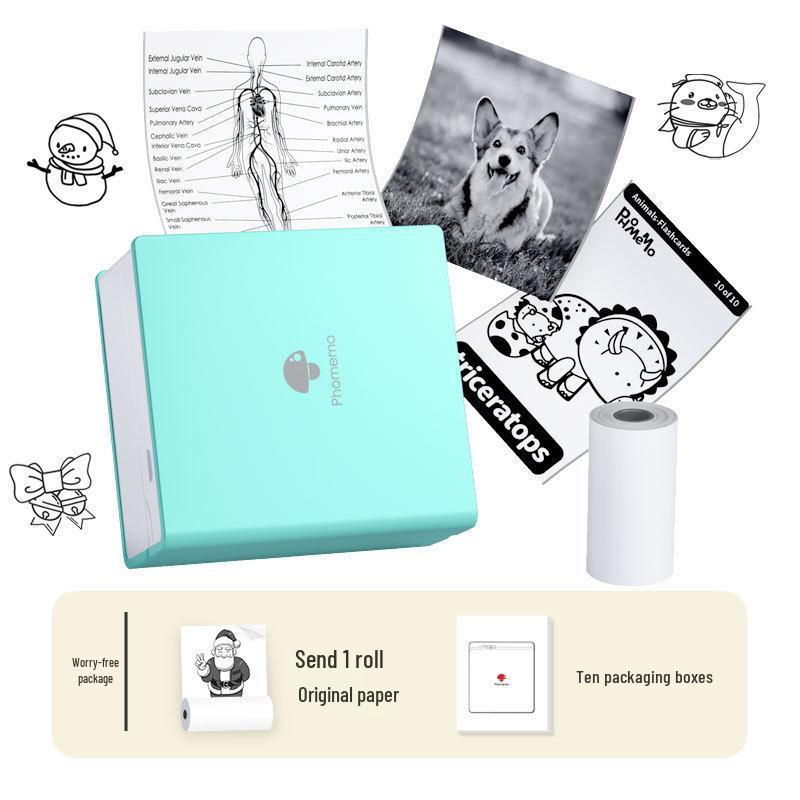 Phomemo M02 Draagbare Mini Thermische Printer – Bluetooth, Inktloos voor Mobiele Apparaten