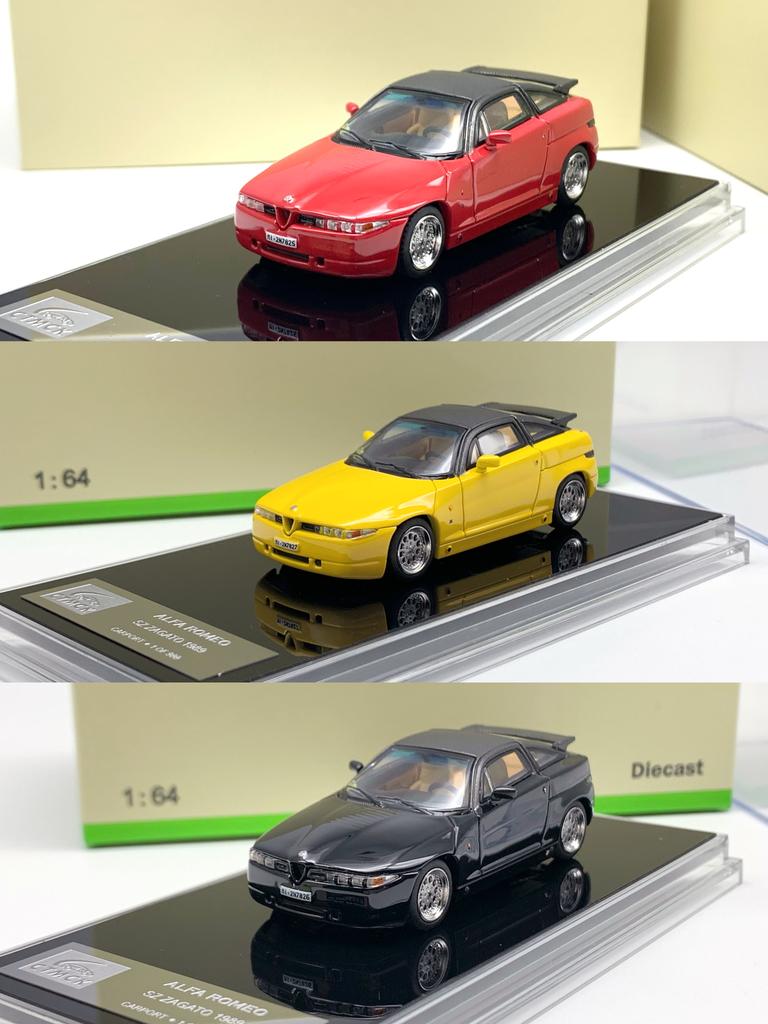 HXFQ7 CTMCK 1:64 АЛЬФА РОМЕО SZ ZAGATO 1989 Литой Автомобиль из Сплава Diecasts & Игрушечные Транспортные Средства Модель Автомобиля Масштабная Модель Автомобиля Игрушки Для Детей