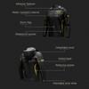 Waterproof Motorcycle Rain Suit Men Women Cycling Rain Gear Jacket and Pants with Storage Bag