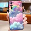 Phone Case For Motorola Edge 50 40 Pro 60 50 40 30 Ultra Neo Fusion Moto G Play G Stylus G Power G Rainbow clouds