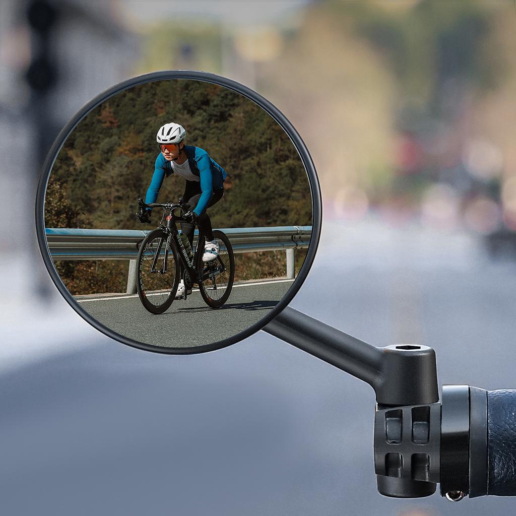 Заглушка на руль велосипеда Зеркало заднего вида Регулируемый руль велосипеда Антибликовое зеркало Складной велосипед