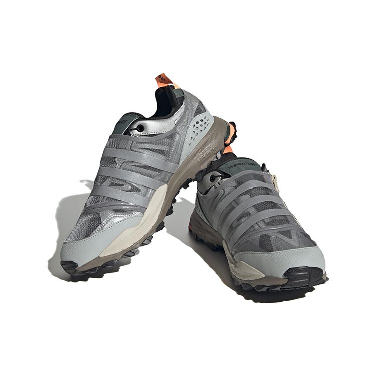 Adidas Hyperturf Adventure Shield Matte Silver Orange Мужские кроссовки Stone Beam-Orange HQ6498