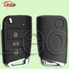 Leo Smart Flip Remote Key For VW Volkswagen Seat Golf 7 MK7 Touran Polo Tiguan  Keyless go/NO Keyless go 433MHz MQB48-CHIP