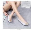 Женские однотонные удобные повседневные туфли без шнуровки большого размера на плоской мелкой подошве для девочек