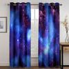 Cosmic Galaxy Printing Star Curtain Living Room Bedroom Curtain Home Decoration Curtain Adult Children's