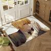 Kurapika Floor Mat Soft Thickened Absorbent Non-Slip Bedroom Living Room Door Mat Home Decor Flannel Rugs