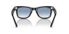 Ray-Ban RB2140F 901/3F 52 WAYFARER СВЕТЛЫЕ ЦВЕТА Солнцезащитные очки - Черная / Прозрачная Градиентная Синяя Линза