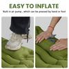 Outdoor Camping Inflatable Mattress Thicken Sleeping Pad with Built-in Pillow & Pump Air Mat for Travel Hiking Climbing